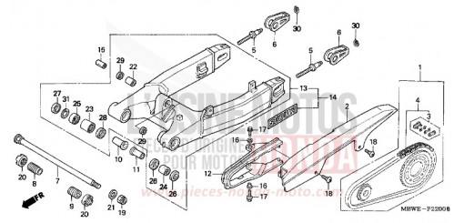 BRAS OSCILLANT CBR600F4 de 2004